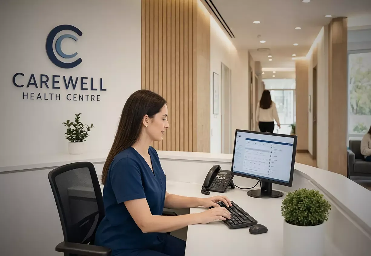 Healthcare and dental clinic interior
